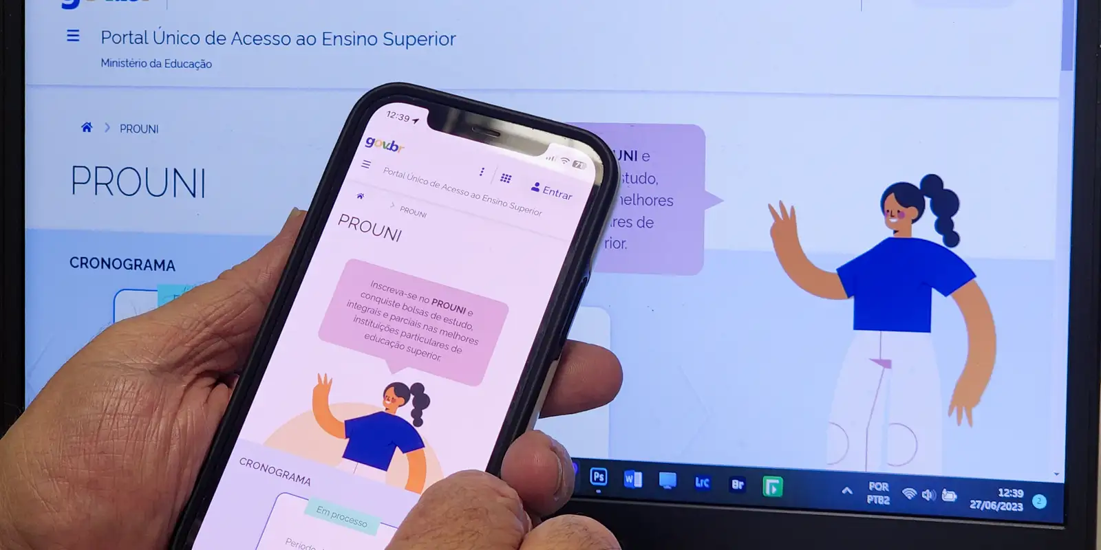 A primeira chamada do Prouni para este semestre sai nesta terça-feira