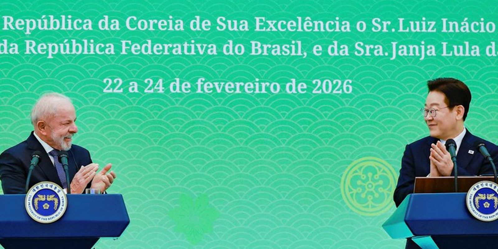 Em Seul, Lula anuncia dez novos acordos comerciais com a Coreia do Sul